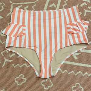 Kortni Jeane swim suit bottoms. High waisted